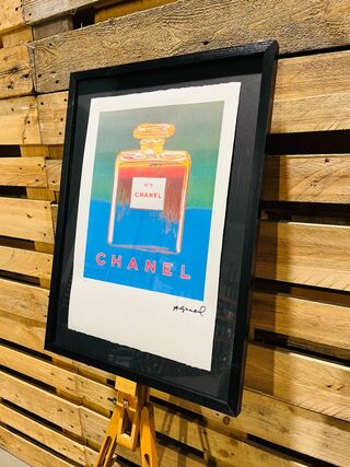 Offset-lithografie, Andy Warhol, Chanel No°5, (gesigneerd met certific